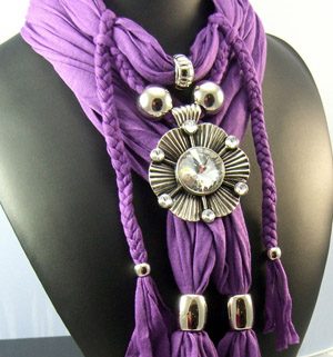 Fantastic jewelry pendant necklace scarf