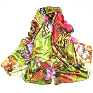 Wholesale Silk Scarves Flowers silk scarf