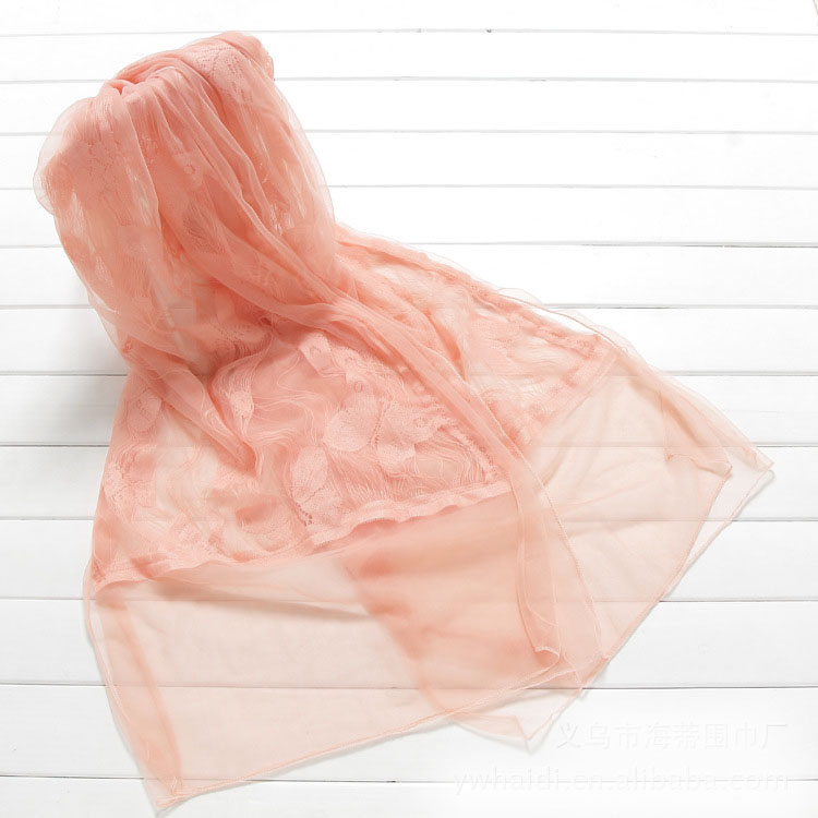 Hot drill scarves fashion lace scarf