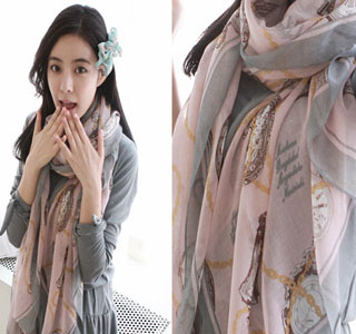 British clock scarf wholesale