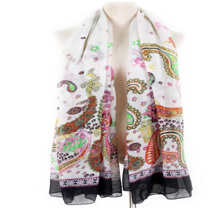 Russia cashew print scarves