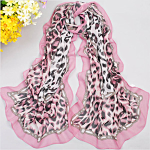leopard silk scarves wholesale