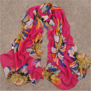 Sunflowers Silk Scarf Supply