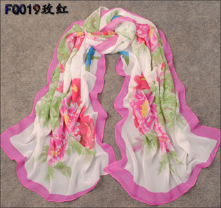 Summer silk scarves