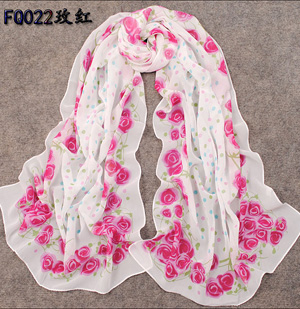 Large shawl silk scarf