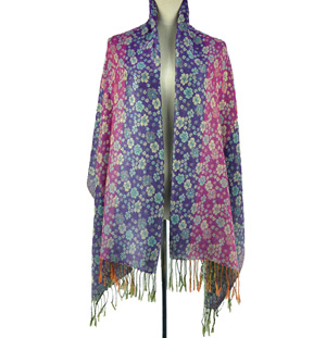 Purple pashmina scarf shawl wholesale