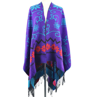 Flowers shawl scarf