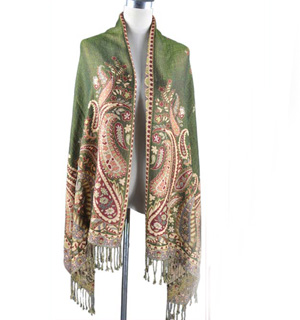 Paisley shawls scarf