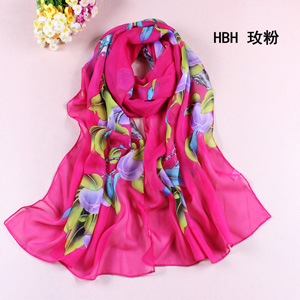 Wholesale silk chiffon scarf