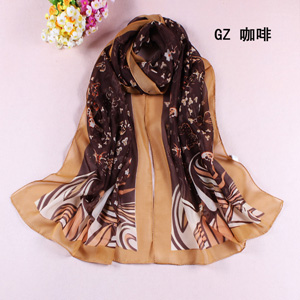 Foxy Printed Chiffon Scarf