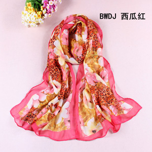 Silk Yarn Chiffon Scarves