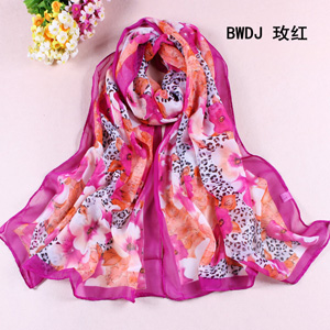Silk Yarn Chiffon Scarves