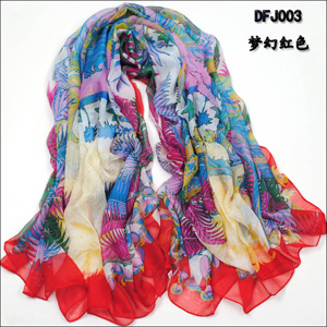 Fashion Womens Chiffon Silk Scarf Shawl