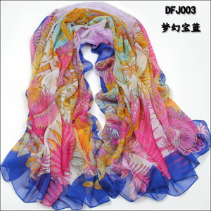 Fashion Womens Chiffon Silk Scarf Shawl