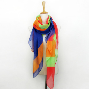 Beach Rainbow Scarf Shawl