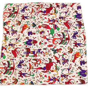Christmas Silk Scarf Lady Scarves