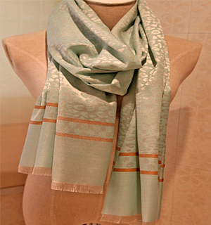 South Africa Silk leopard shawl