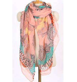 Paris yarn ladies scarf