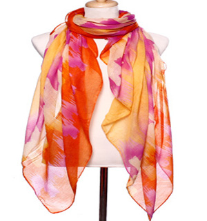 Peachblow Paris Yarn Scarf