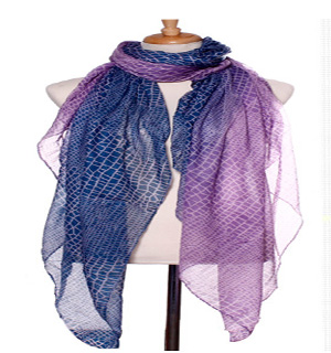 serpentine plaid Paris yarn scarf wholesale