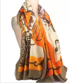 elegant square silk for women