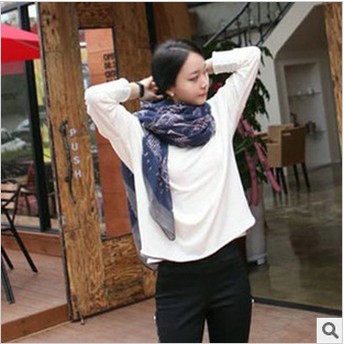 wholesale women long cotton scarf