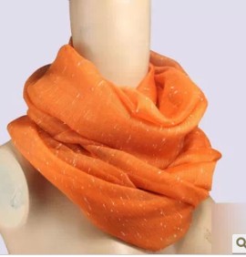 new style tassel long cotton silk scarf