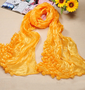 wholesale multicolour silk bubbles scarf