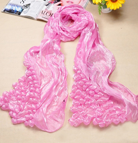 wholesale multicolour silk bubbles scarf