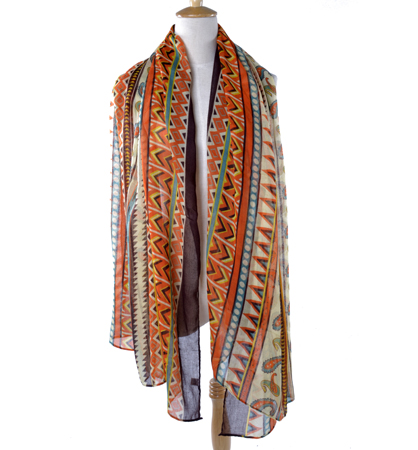 hot selling women long silk scarf