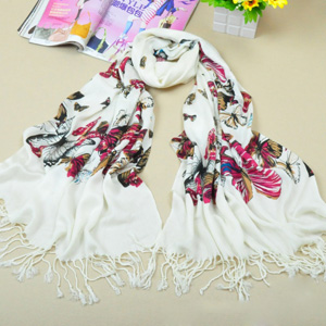 Wholesale cashmere scarves butterfly