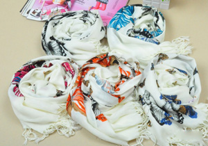 Wholesale cashmere scarves butterfly