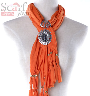 Wholesale cheap women pandant jewelry scarf