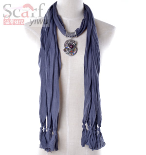 pendant jewelry scarf for ladies