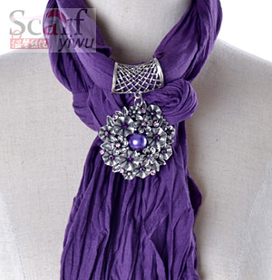 charming pendant scarf necklace