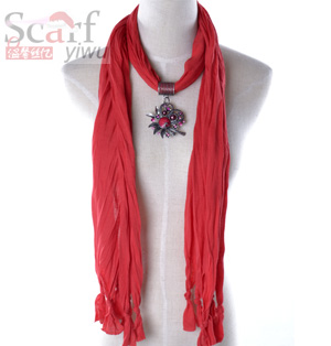 wholesale fashion scarf with jewelry