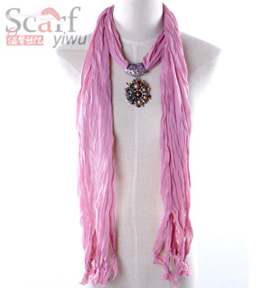 Wholesale Alloy pearl pendant scarves