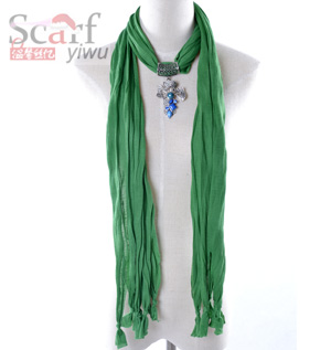 Cross jewellery necklace pendant scarf
