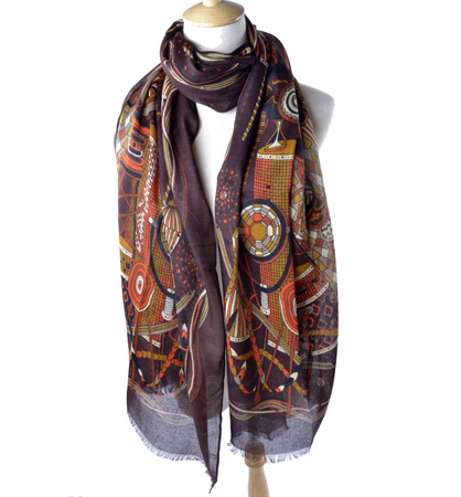 wholesale fashion long silk scarf from China