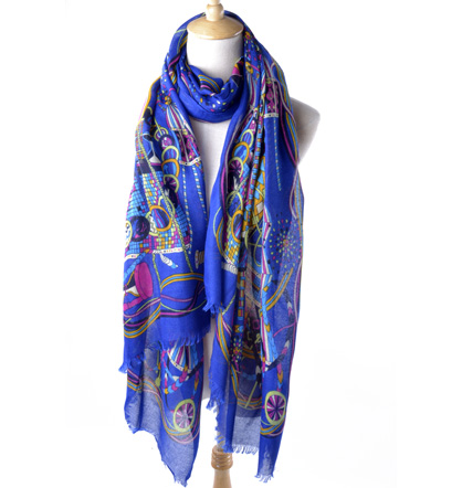 Wholesale Paris yarn scarves women shawls