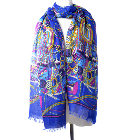 Wholesale Paris yarn scarves women shawls