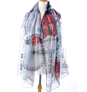 2013 British flag fashion lady scarf Paris yarn scarves
