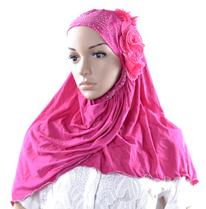 lastest muslim flower scarf muslim hijab