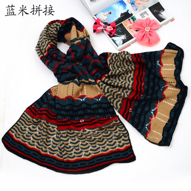 Latest winter scarf designs knitting wool scarf