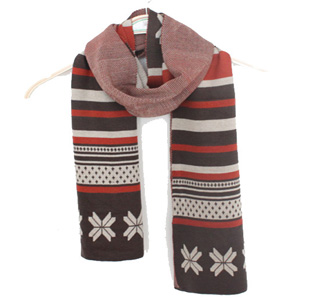 Men's Wool Mixed Design Thick Warm Scarf High Quality