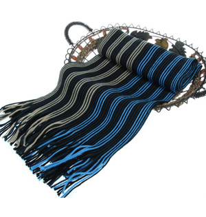 Striped scarves for men