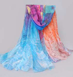 New chiffon silk scarf