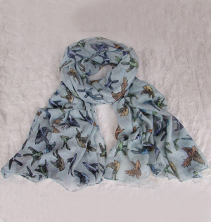 Knitting ruffled scarf wholesale