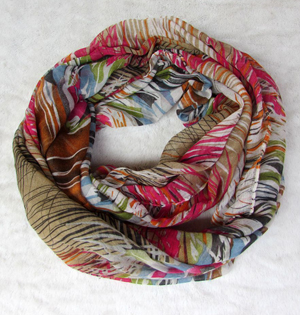 Graffiti floral scarves wholesale