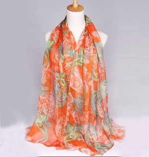 Wholesale raw silk scarf